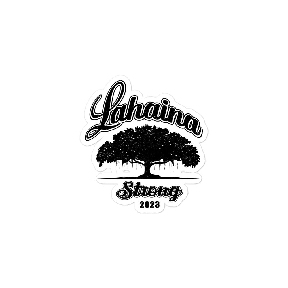 Lahaina Strong Banyan Tree Bubble-free stickers