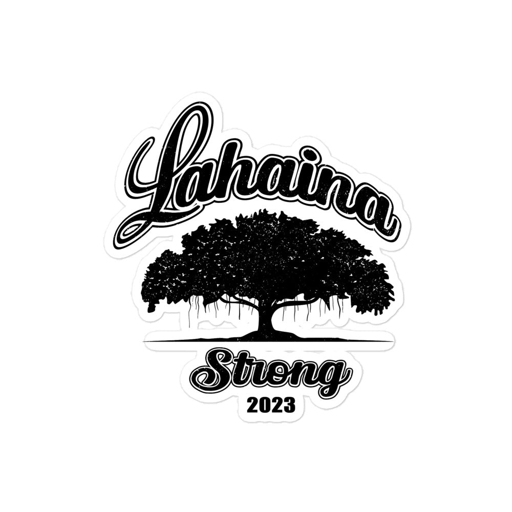 Lahaina Strong Banyan Tree Bubble-free stickers