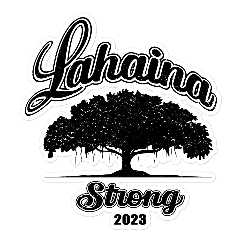 Lahaina Strong Banyan Tree Bubble-free stickers