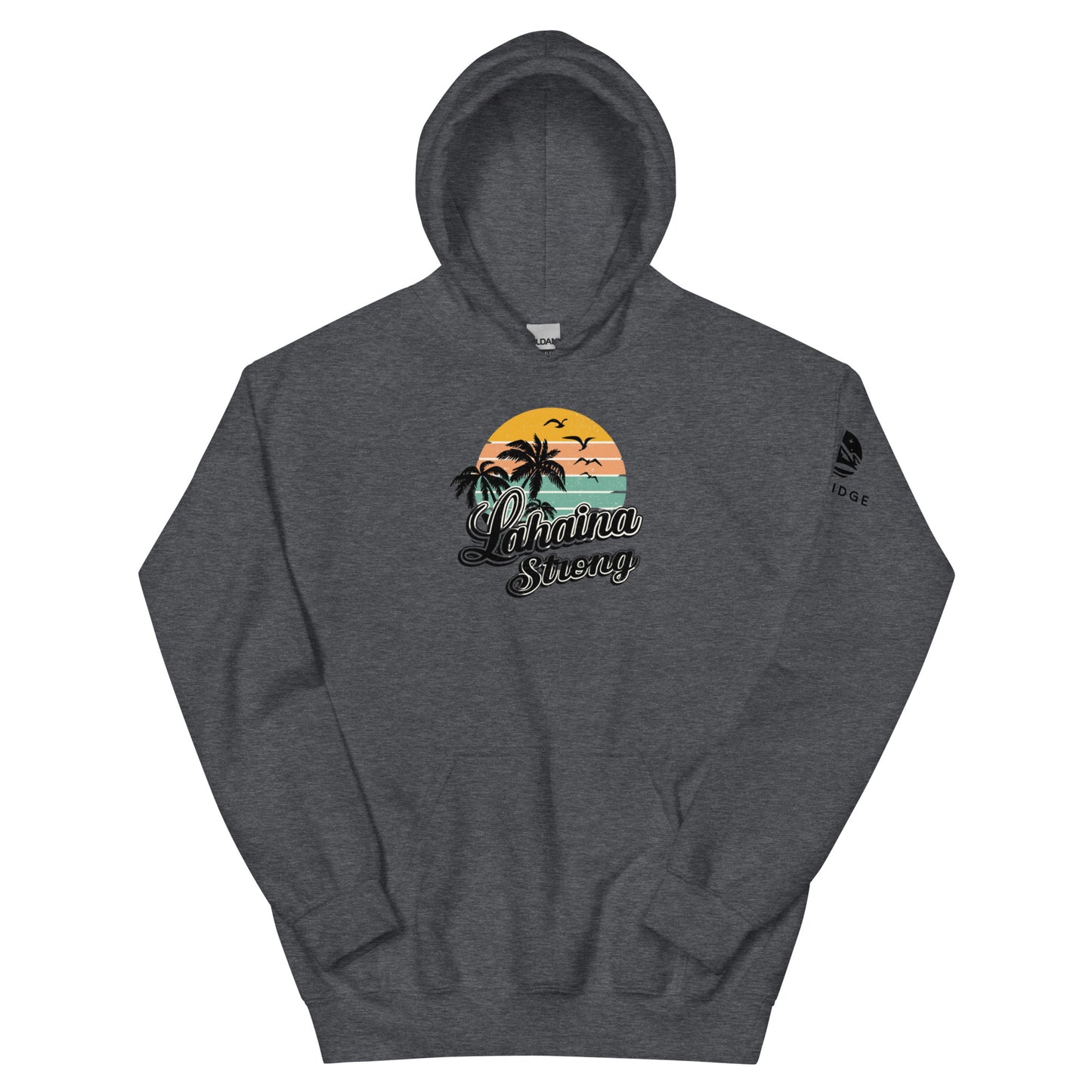 Lahaina Strong Palm Trees Unisex Hoodie