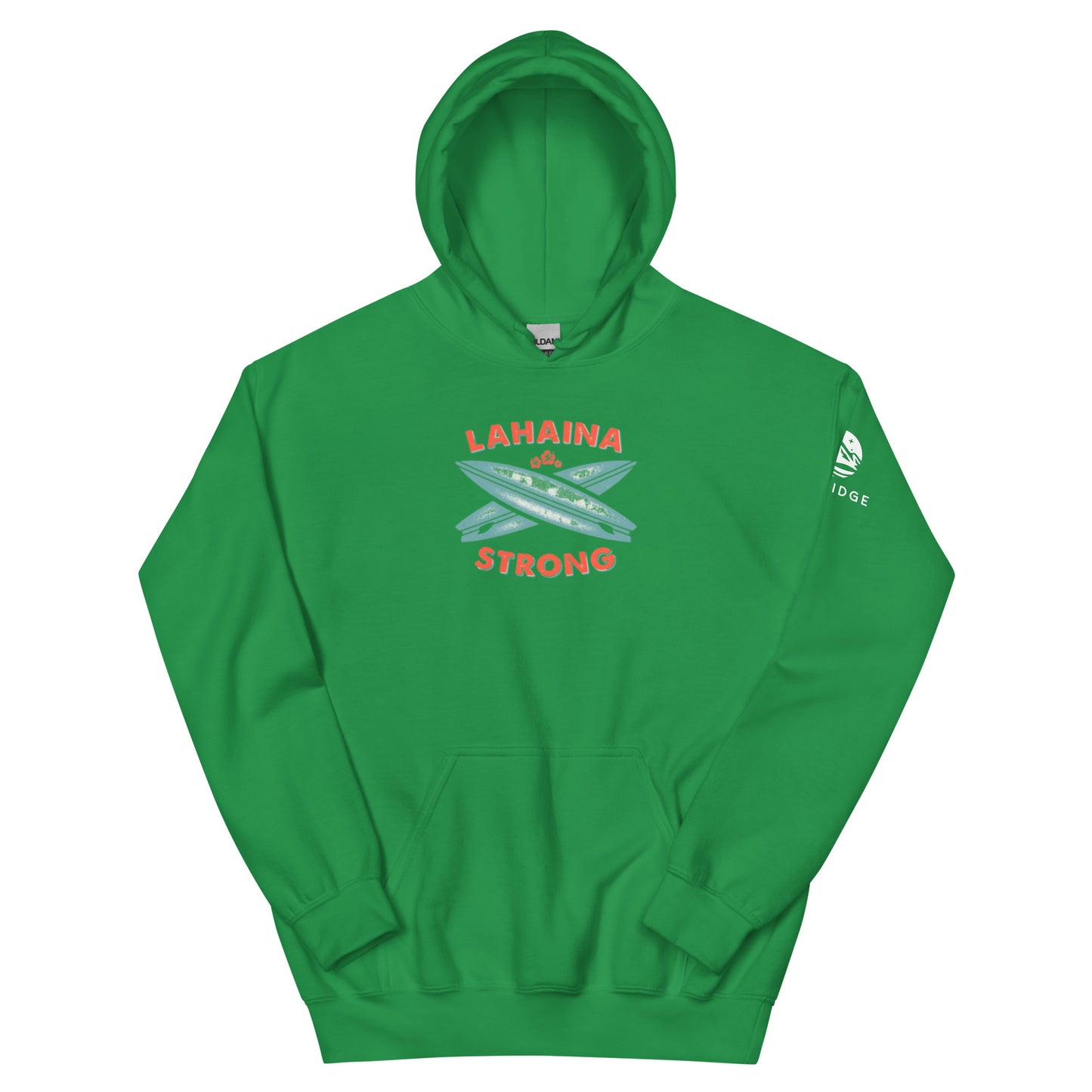 Lahaina Strong Surfboard Unisex Hoodie