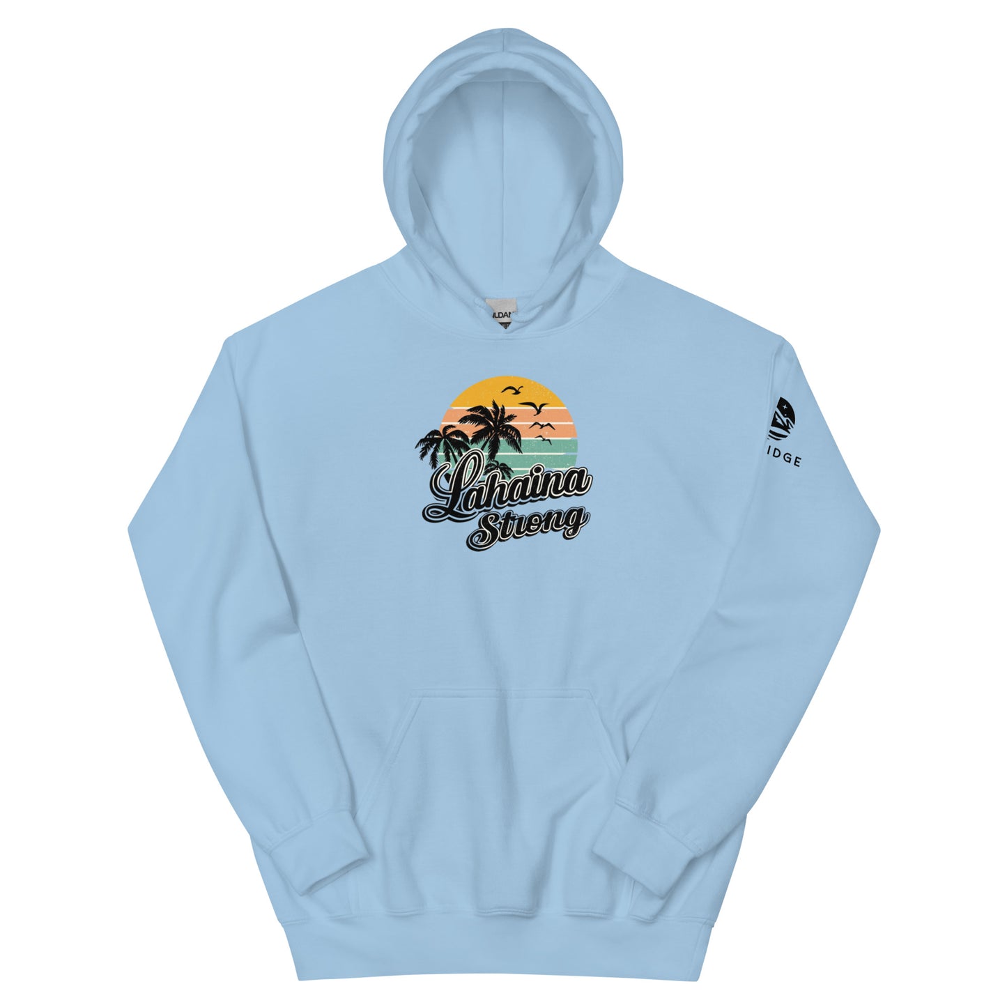 Lahaina Strong Palm Trees Unisex Hoodie