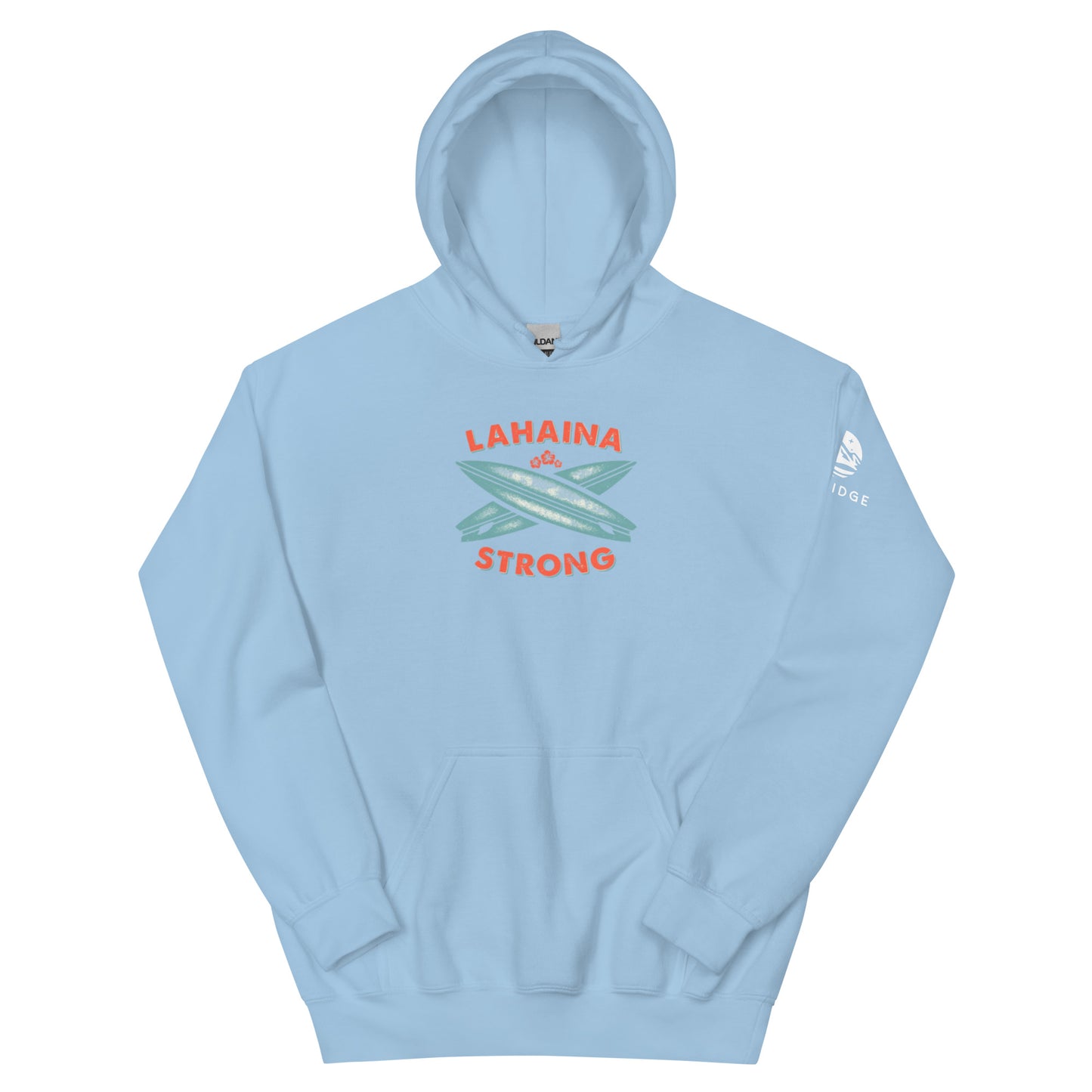 Lahaina Strong Surfboard Unisex Hoodie