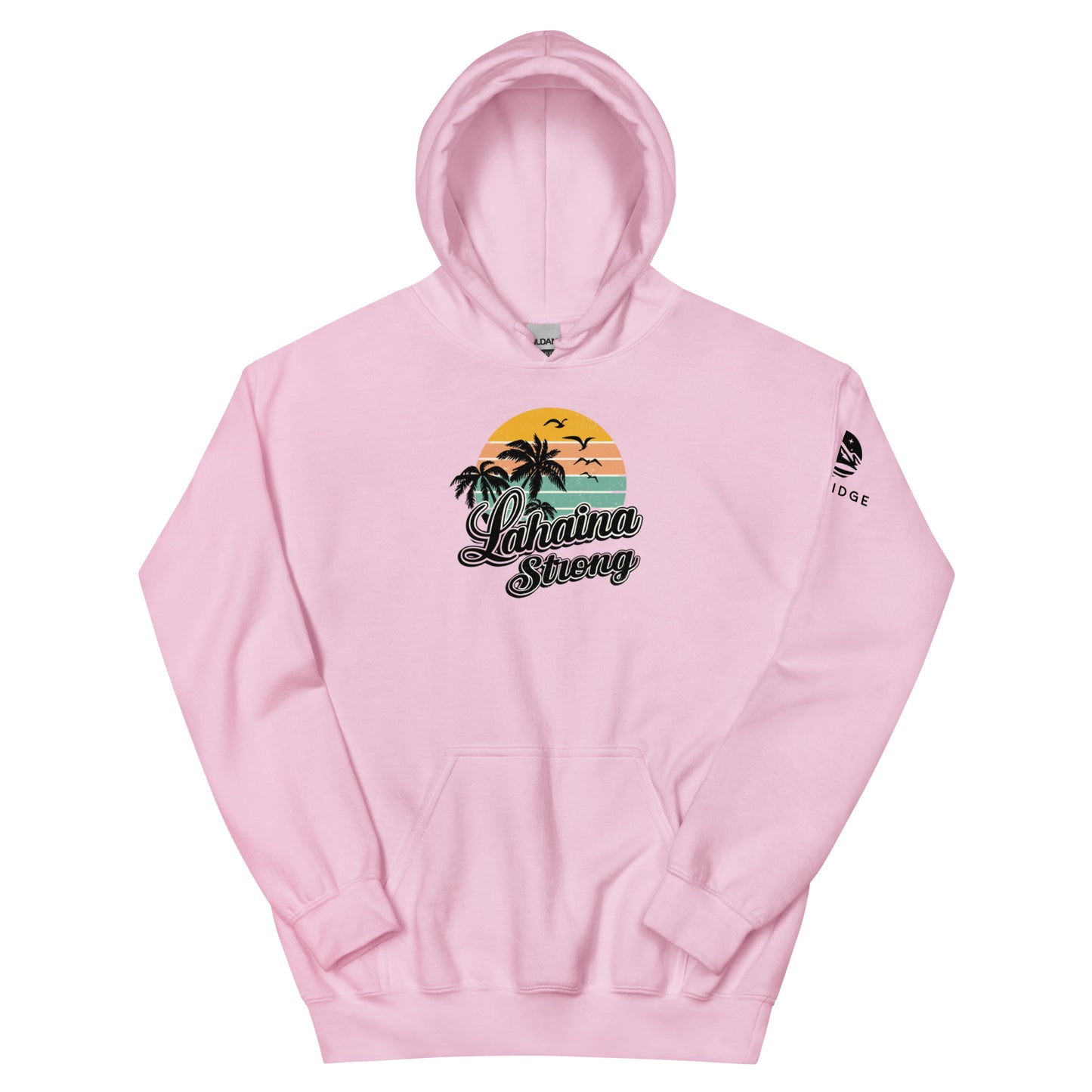 Lahaina Strong Palm Trees Unisex Hoodie