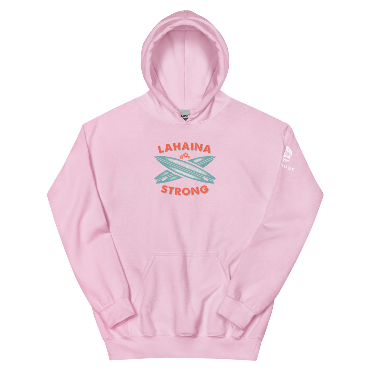 Lahaina Strong Surfboard Unisex Hoodie