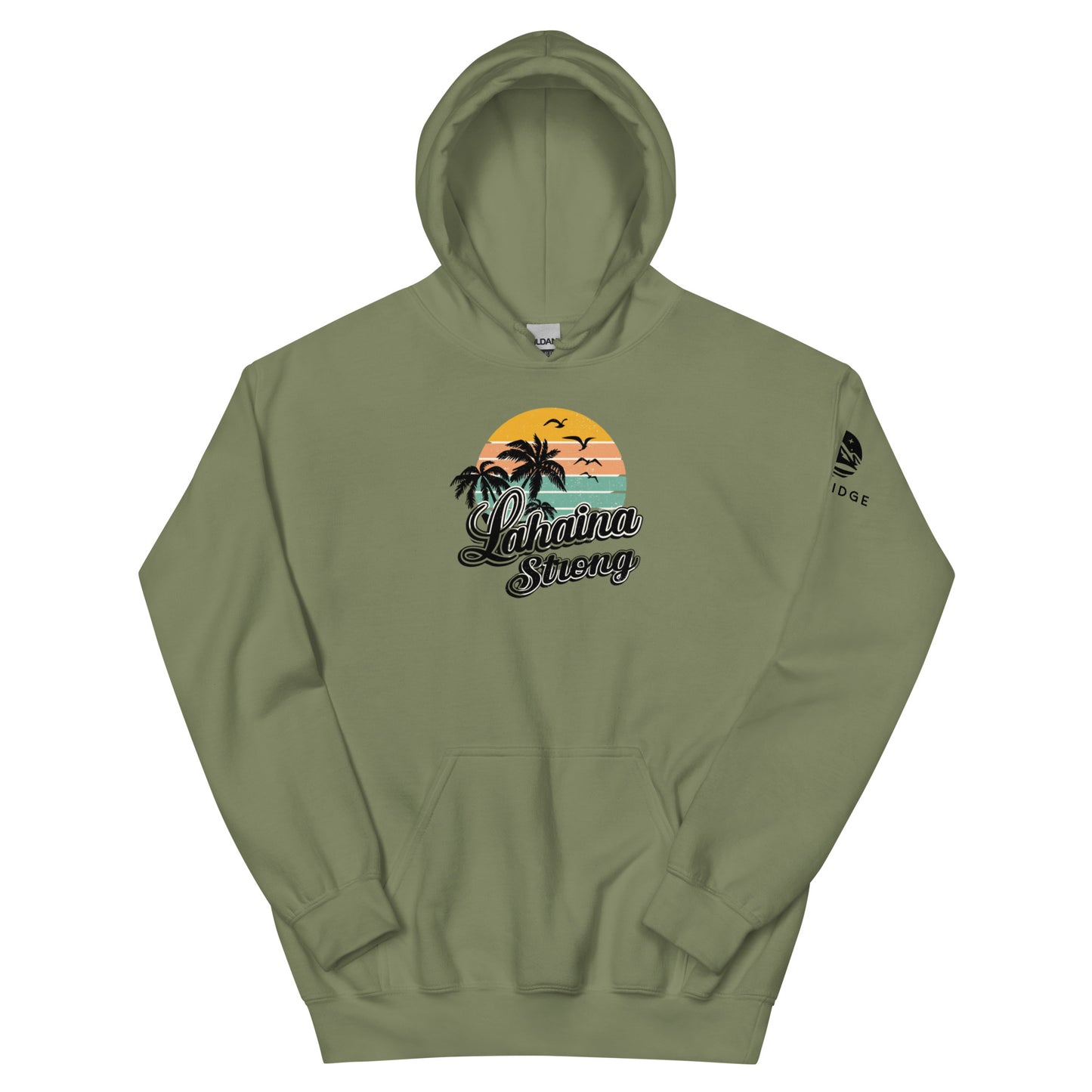 Lahaina Strong Palm Trees Unisex Hoodie