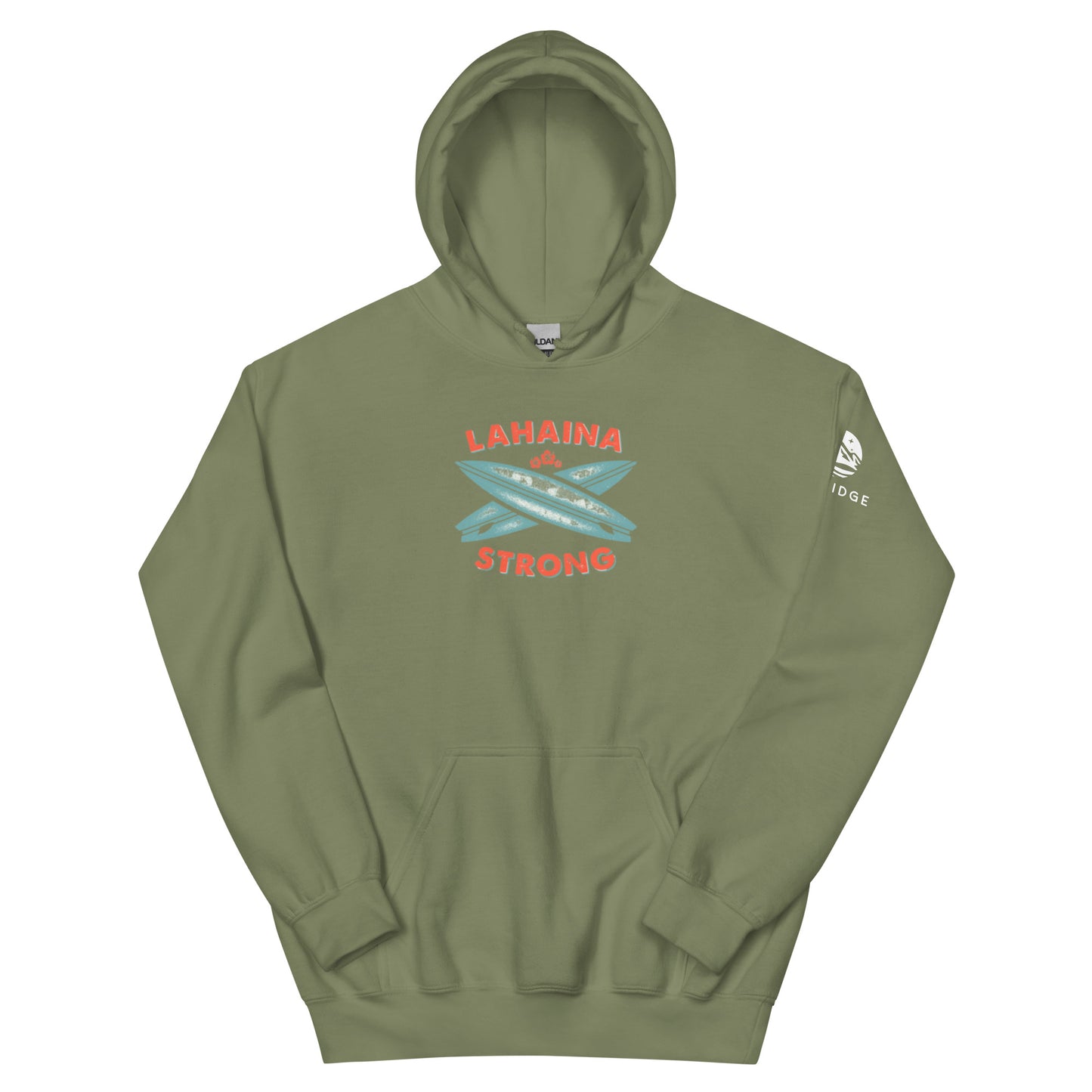 Lahaina Strong Surfboard Unisex Hoodie