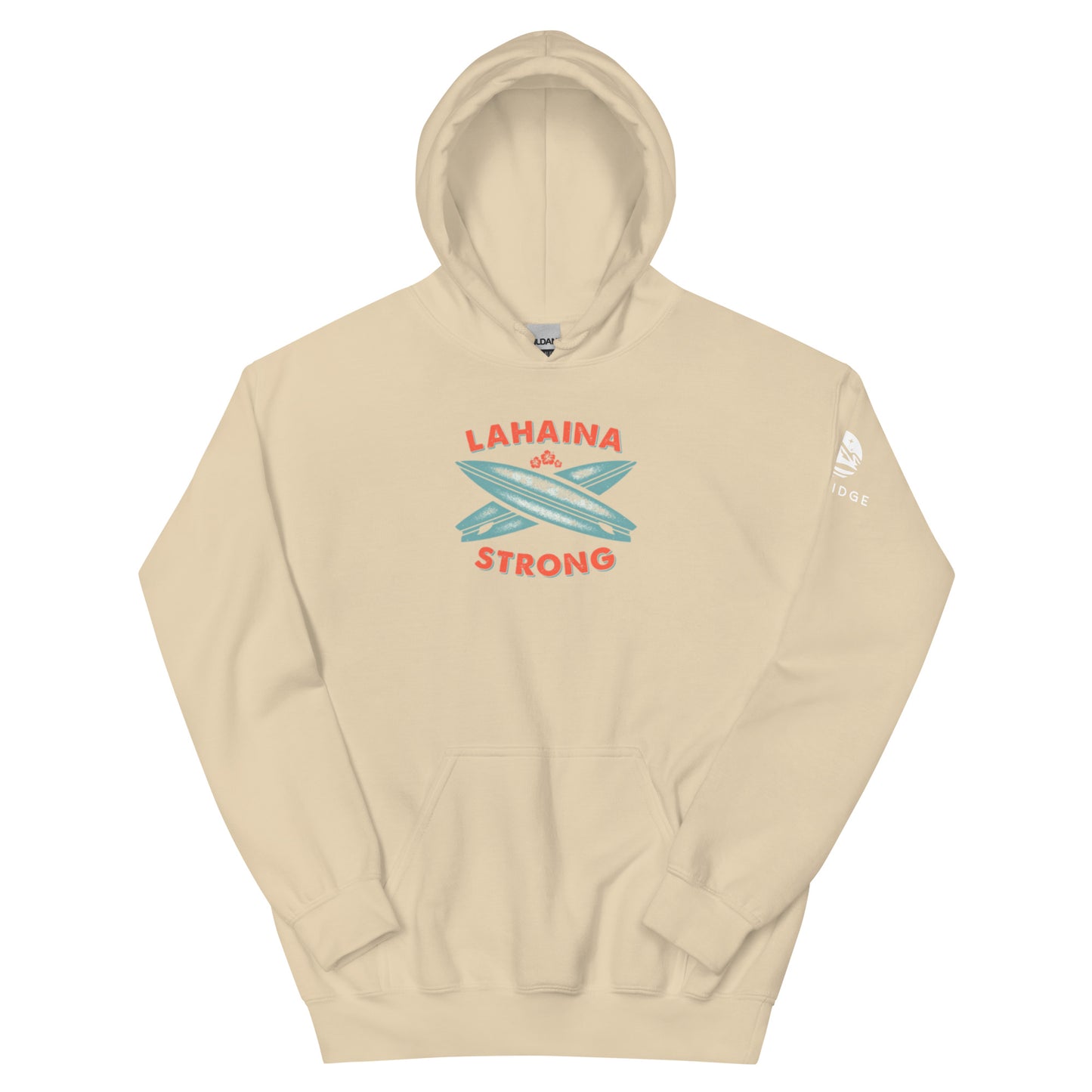 Lahaina Strong Surfboard Unisex Hoodie