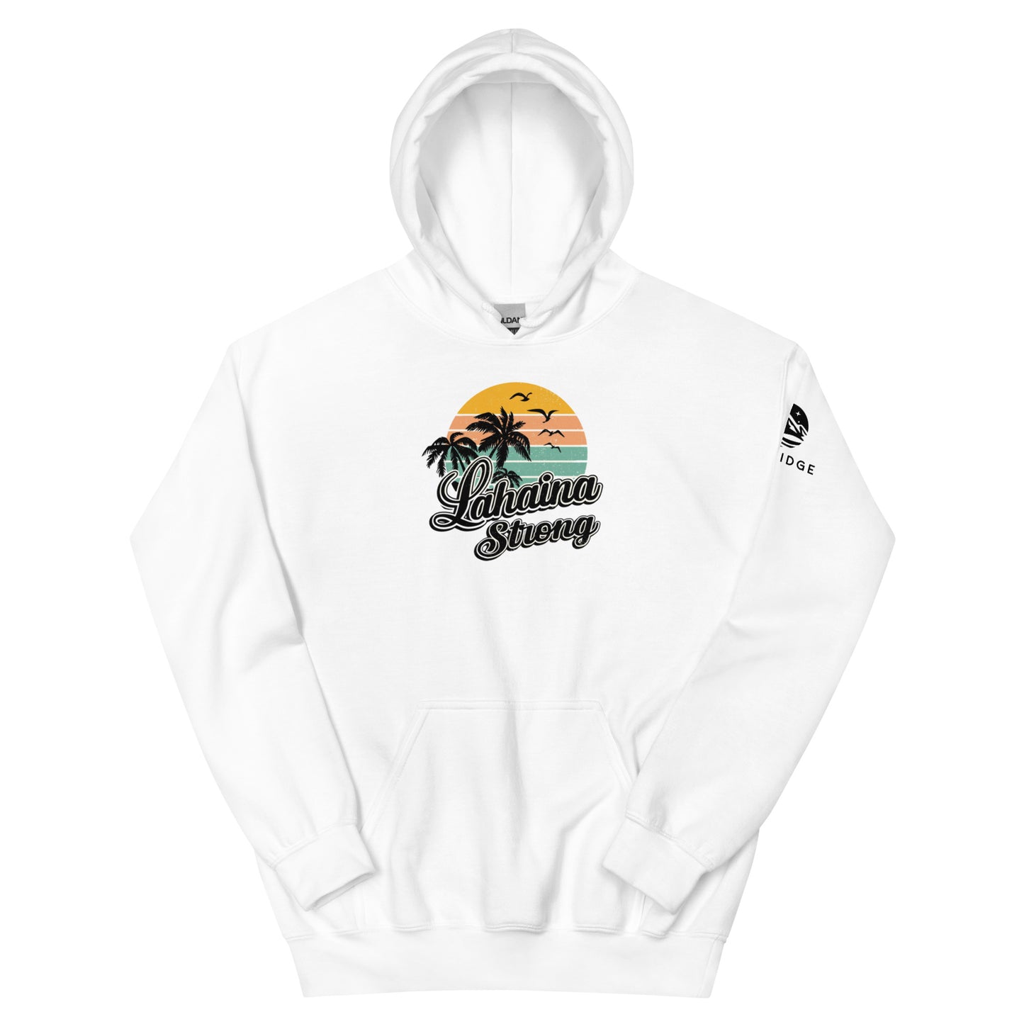 Lahaina Strong Palm Trees Unisex Hoodie