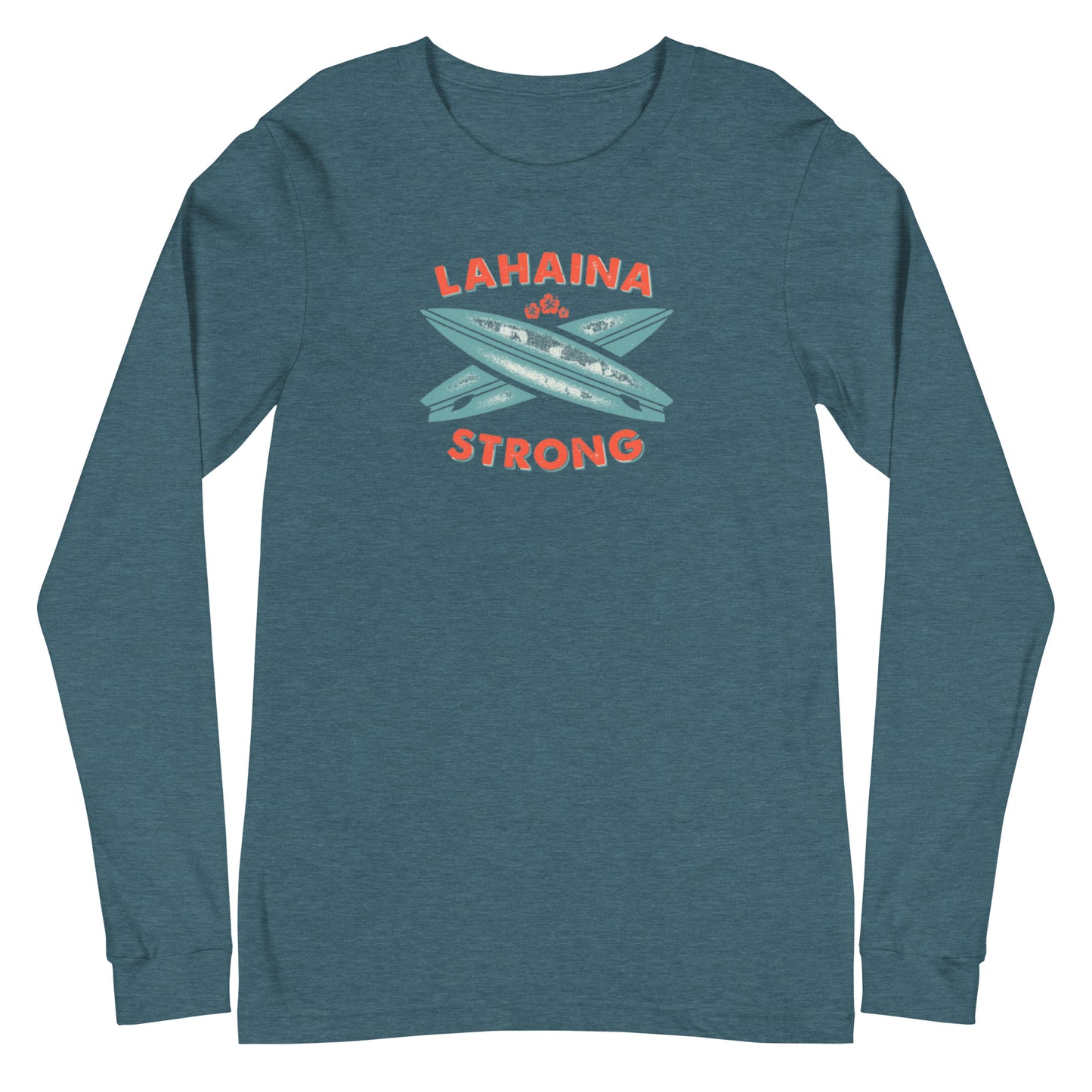 Lahaina Strong Surfboard Unisex Long Sleeve Tee