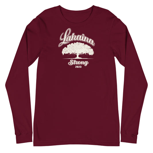 Lahaina Strong Banyan Tree Unisex Long Sleeve Tee