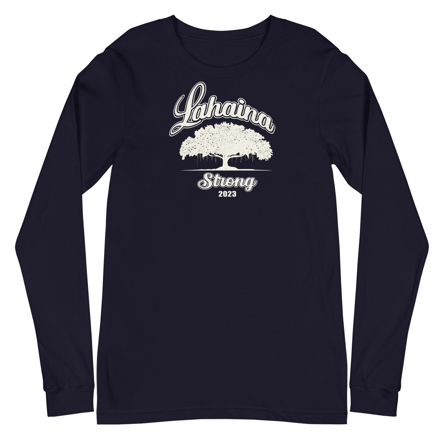 Lahaina Strong Banyan Tree Unisex Long Sleeve Tee