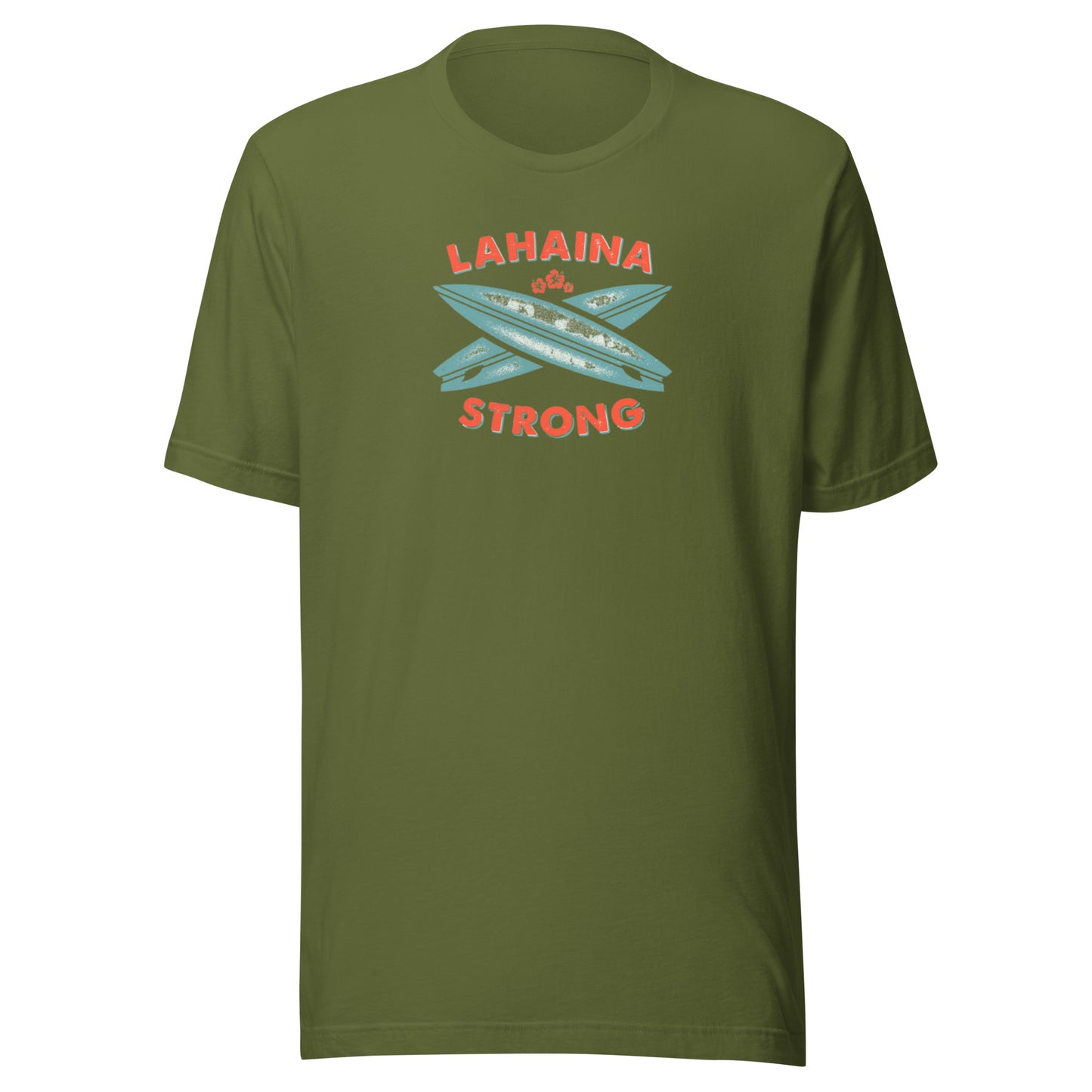 Lahaina Strong Surfboard Unisex t-shirt