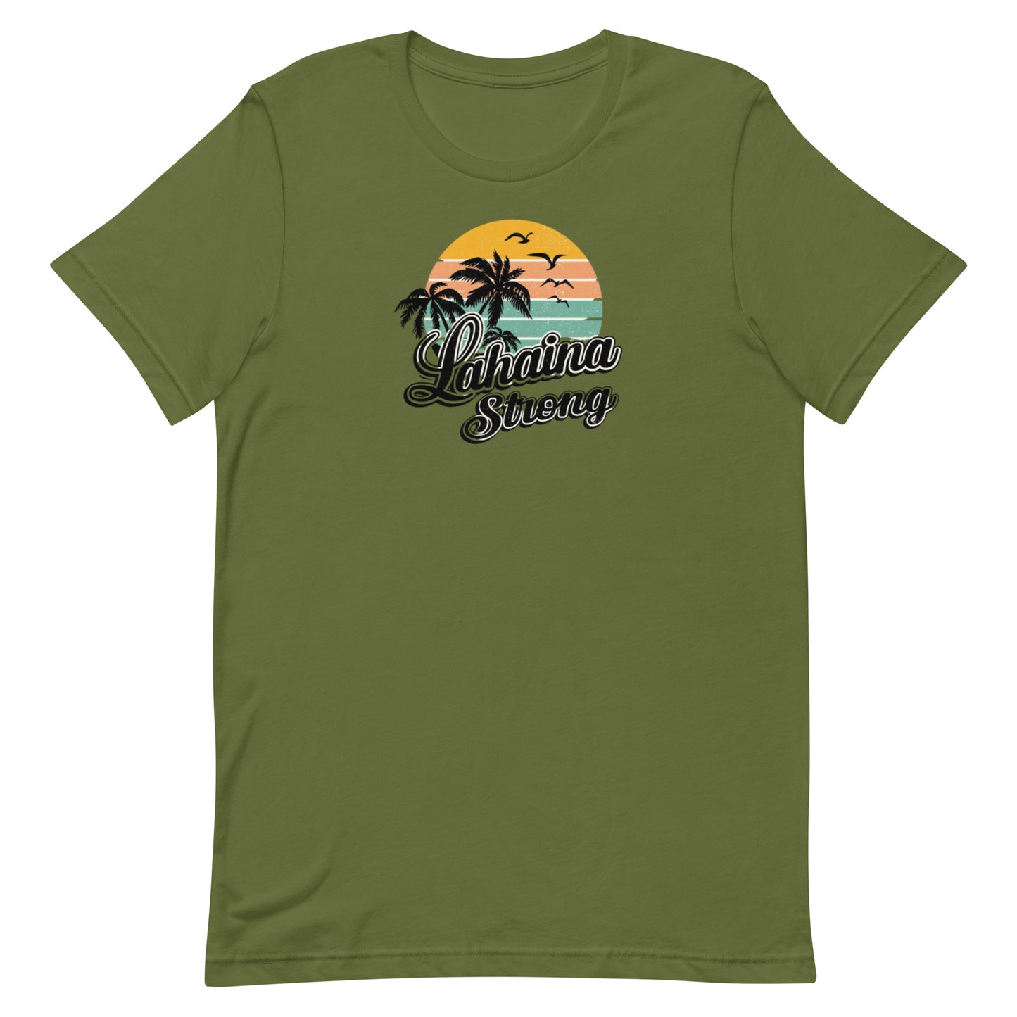 Lahaina Strong Palm Trees Unisex t-shirt