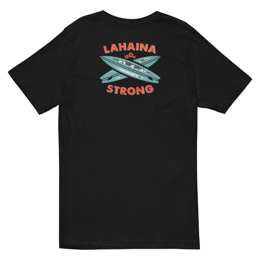 Lahaina Strong Surfboard Unisex Short Sleeve V-Neck T-Shirt