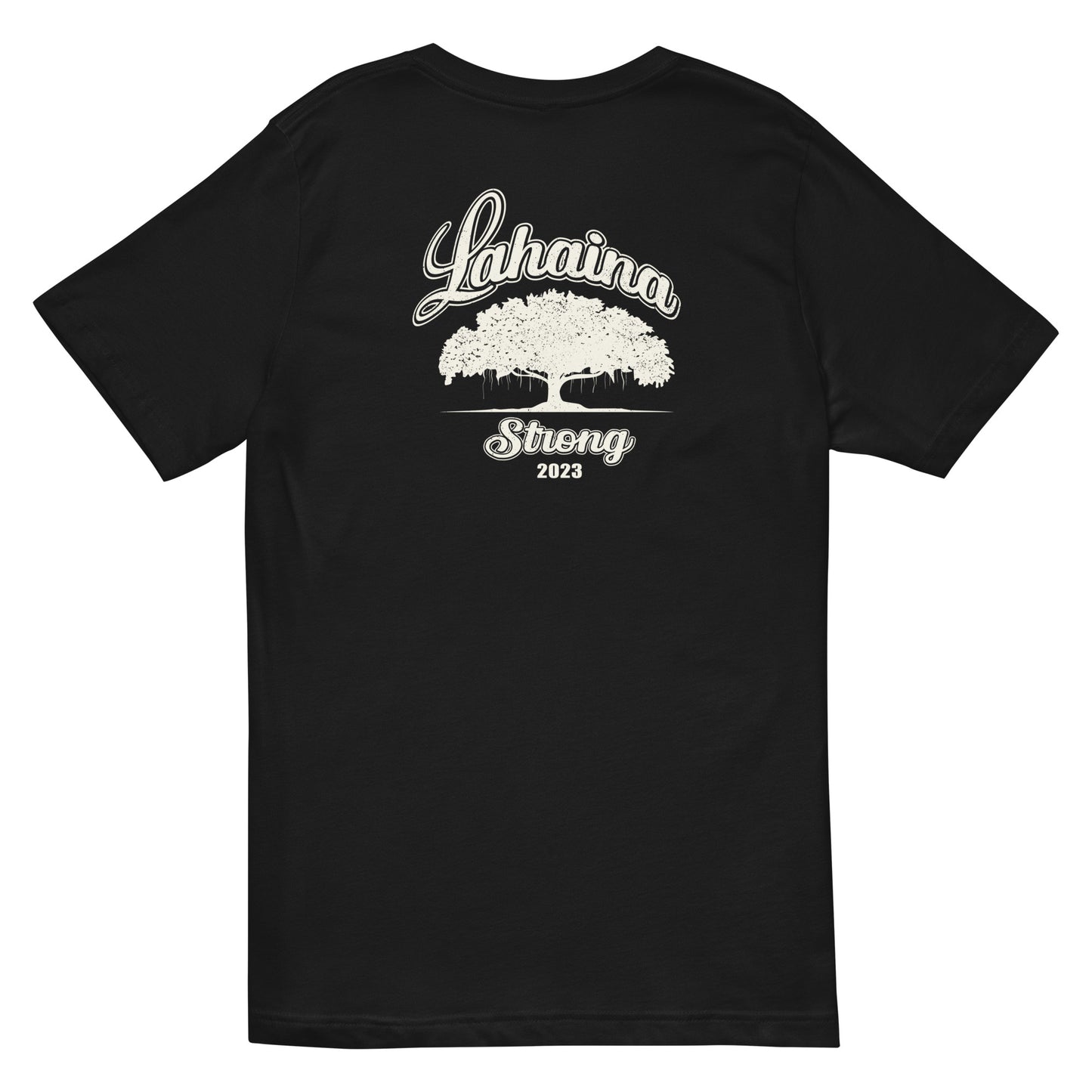 Lahaina Strong Banyan Tree Unisex Short Sleeve V-Neck T-Shirt