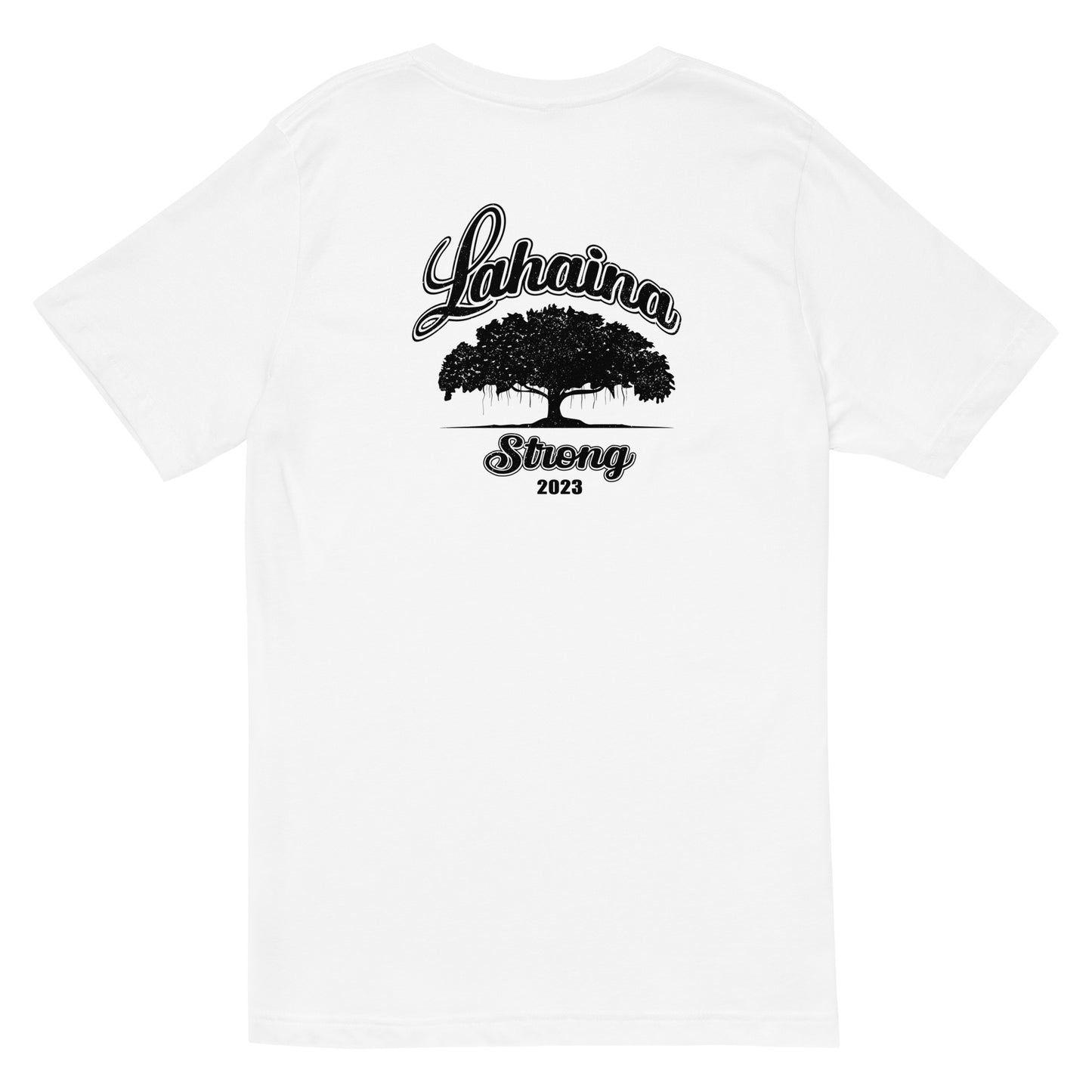 Lahaina Strong Banyan Tree Unisex Short Sleeve V-Neck T-Shirt