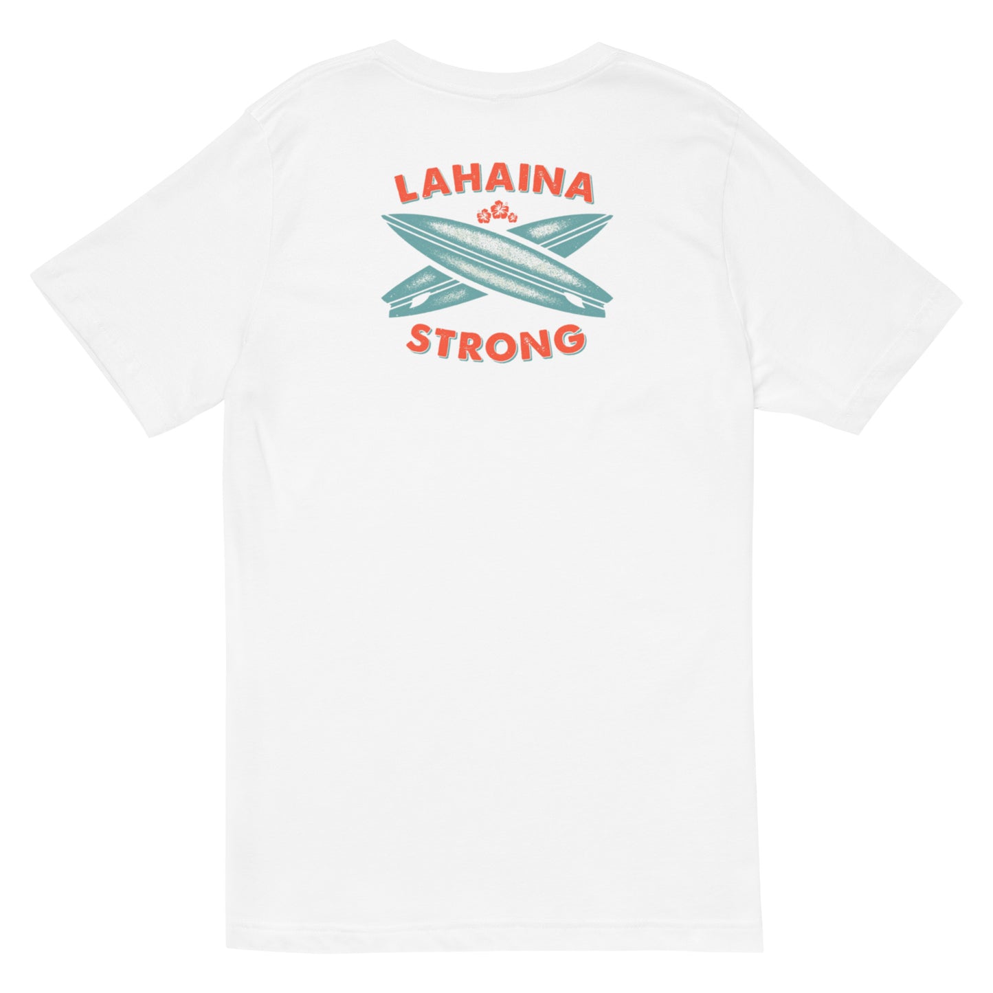 Lahaina Strong Surfboard Unisex Short Sleeve V-Neck T-Shirt