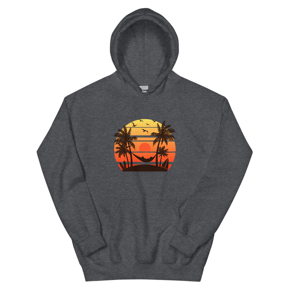 Island Sunset Heavy Weight Unisex Hoodie