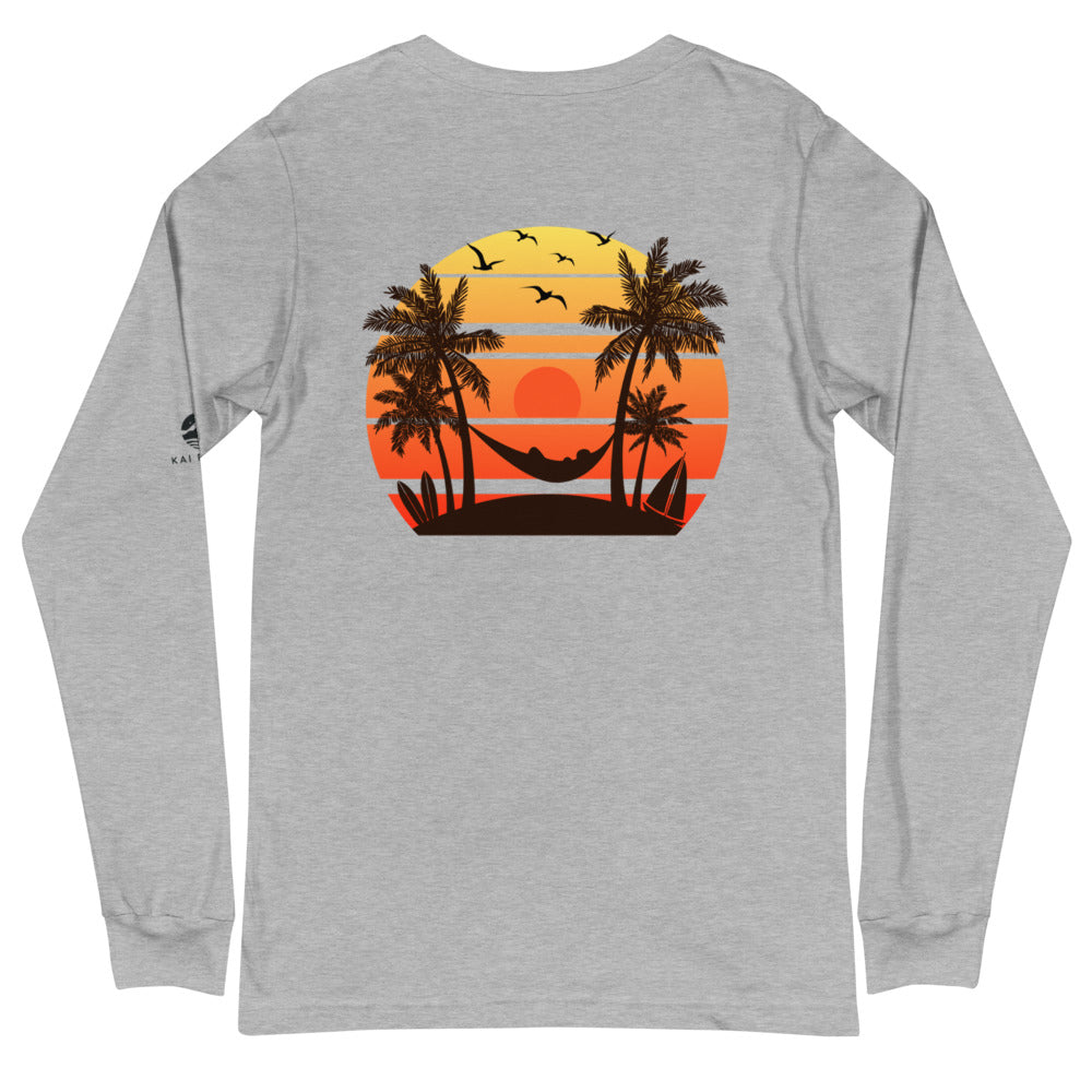 Island Sunset Unisex Long Sleeve Tee