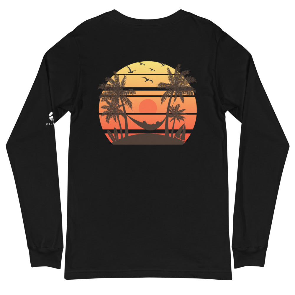 Island Sunset Unisex Long Sleeve Tee