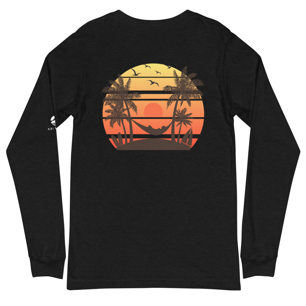 Island Sunset Unisex Long Sleeve Tee