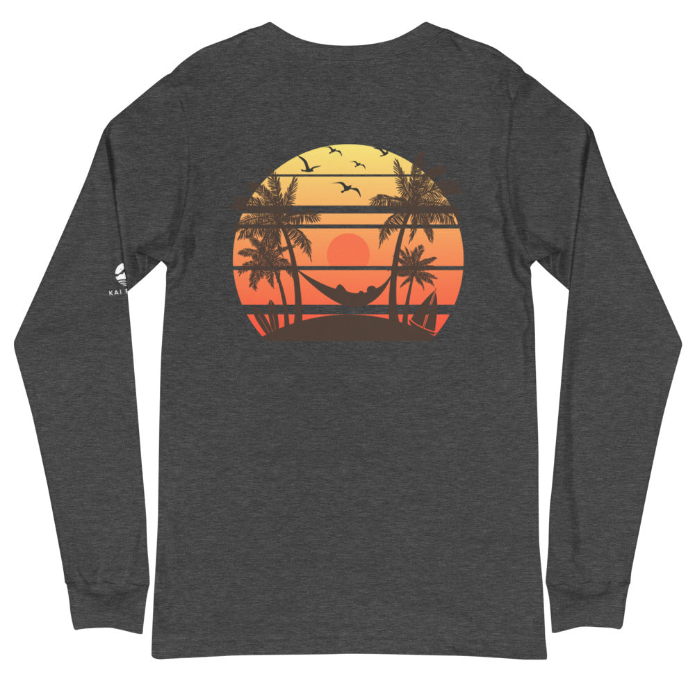 Island Sunset Unisex Long Sleeve Tee