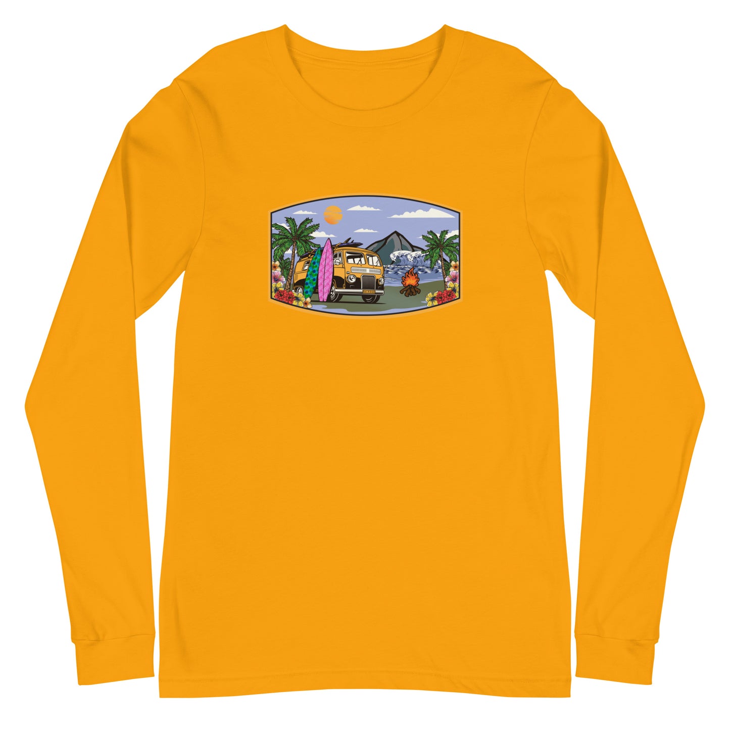 Beachin VW Unisex Long Sleeve Tee