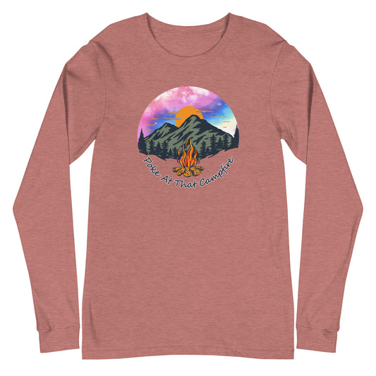 Poke At That Campfire Unisex Long Sleeve Tee