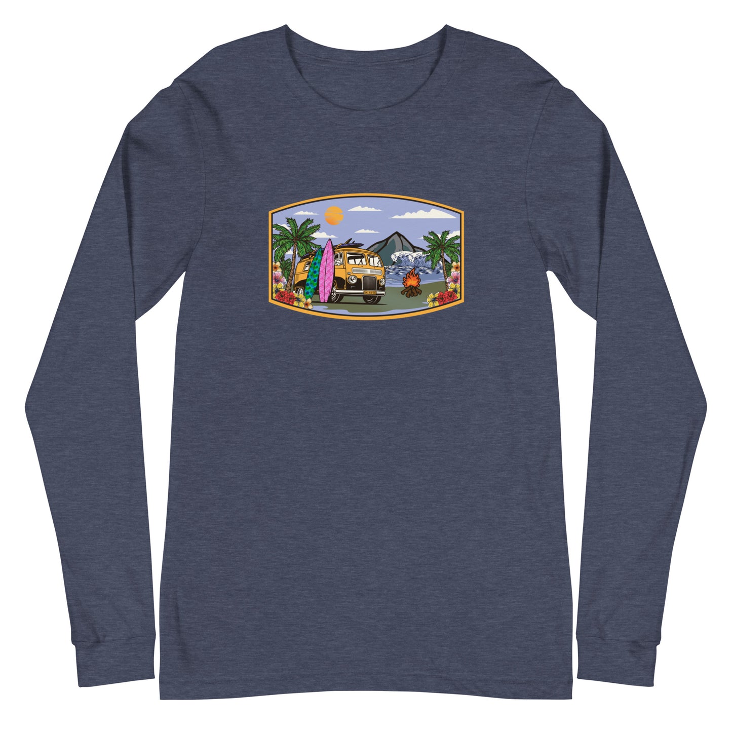 Beachin VW Unisex Long Sleeve Tee