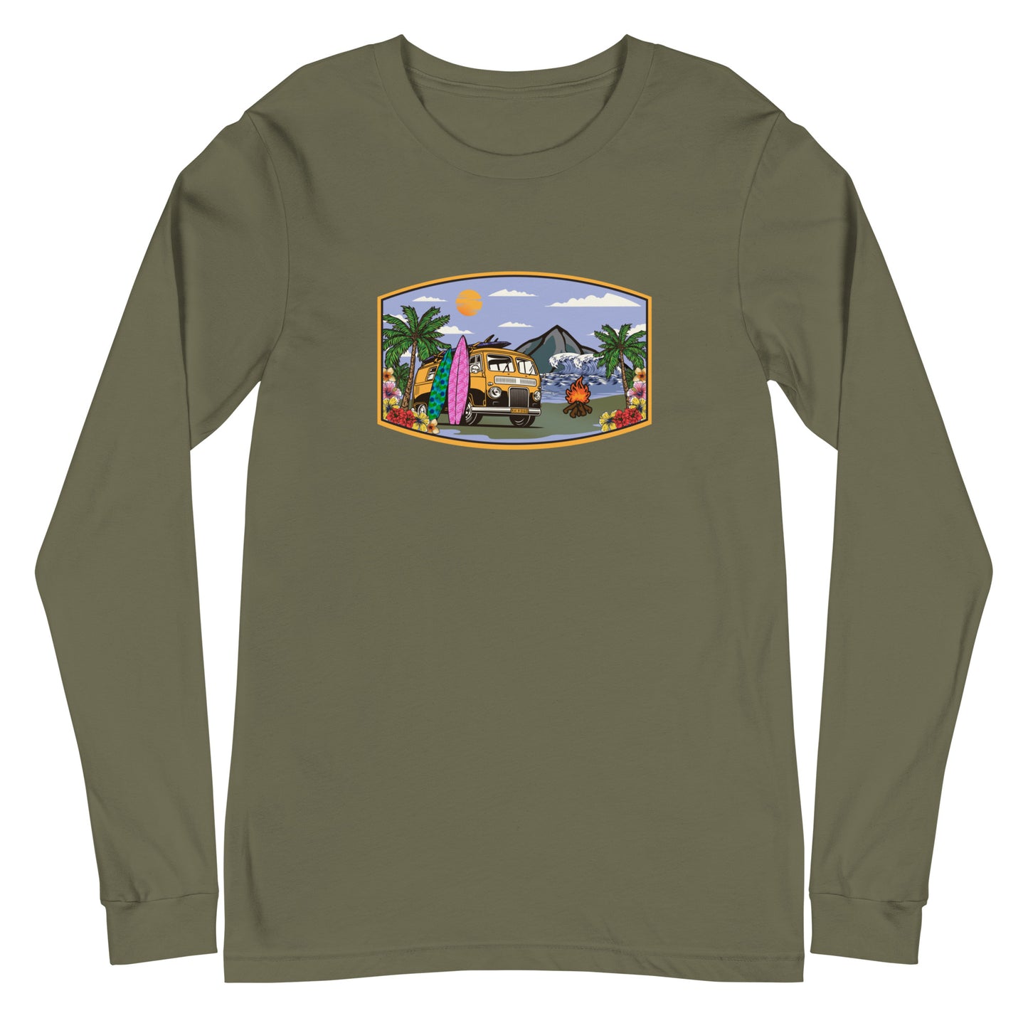 Beachin VW Unisex Long Sleeve Tee