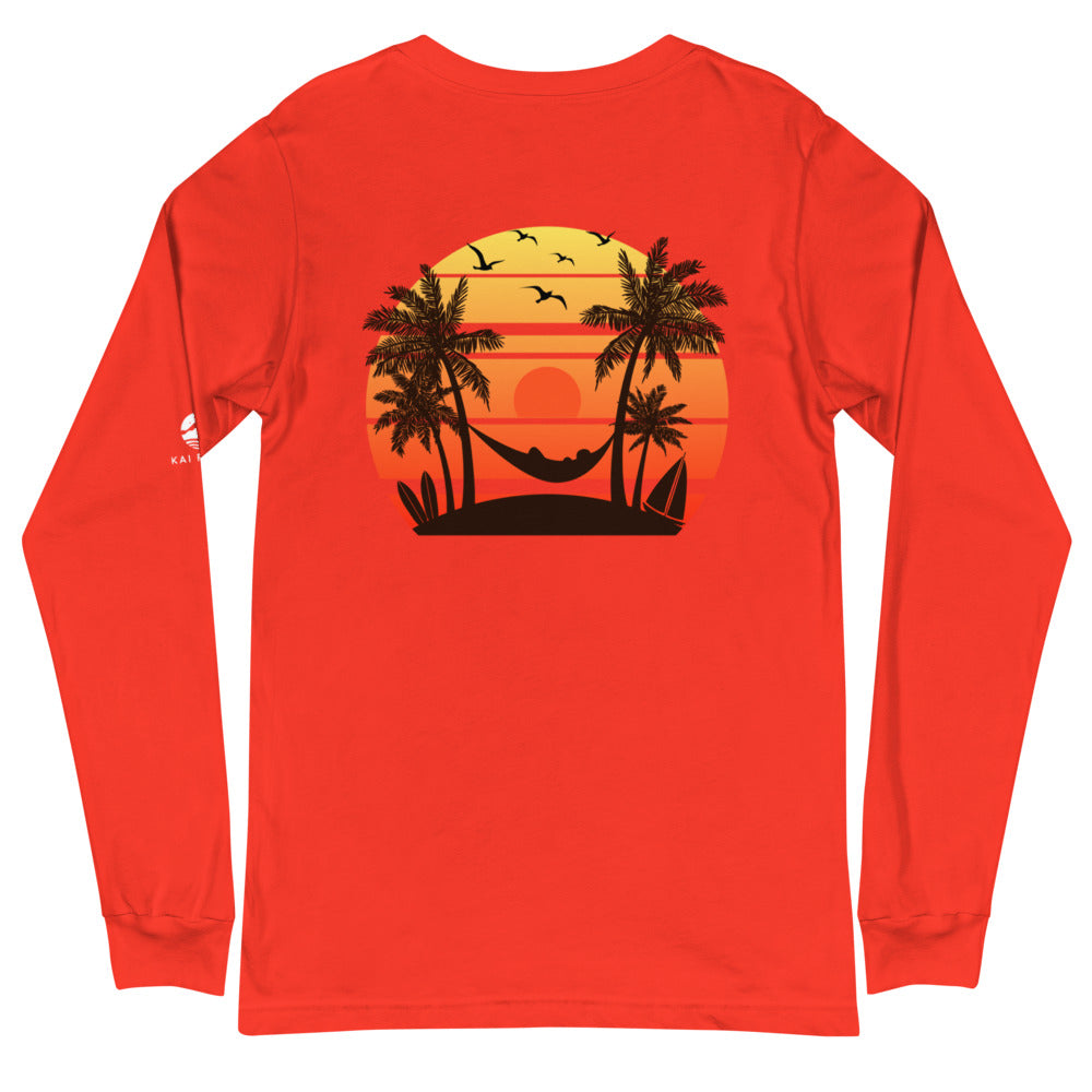 Island Sunset Unisex Long Sleeve Tee