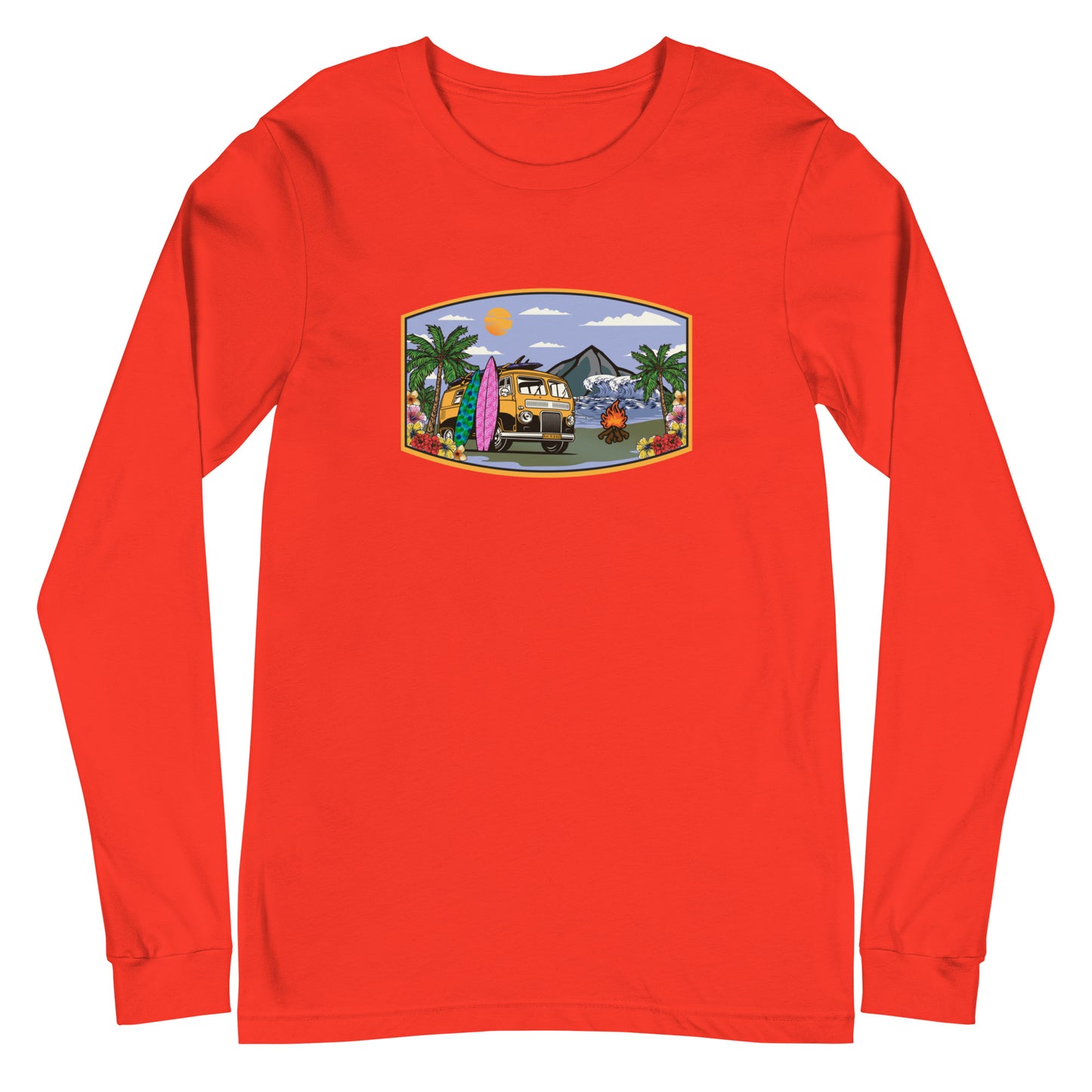 Beachin VW Unisex Long Sleeve Tee