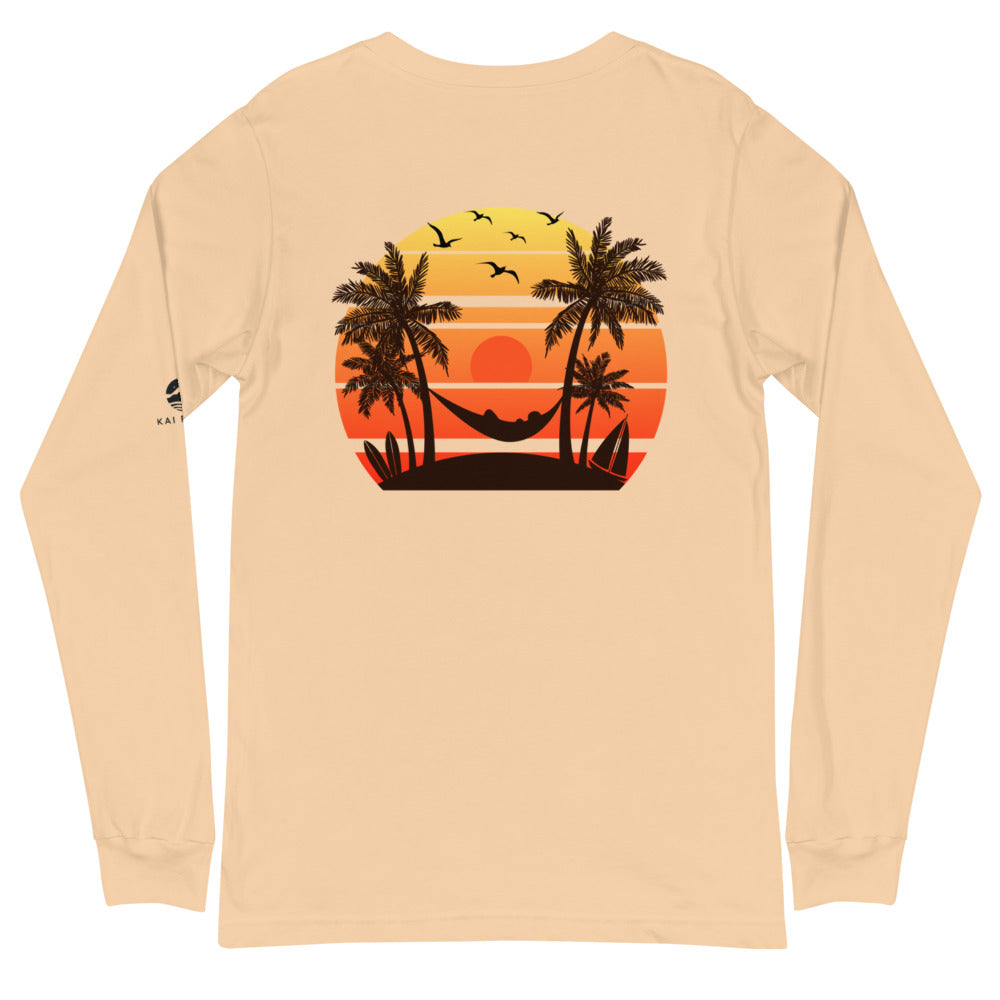 Island Sunset Unisex Long Sleeve Tee