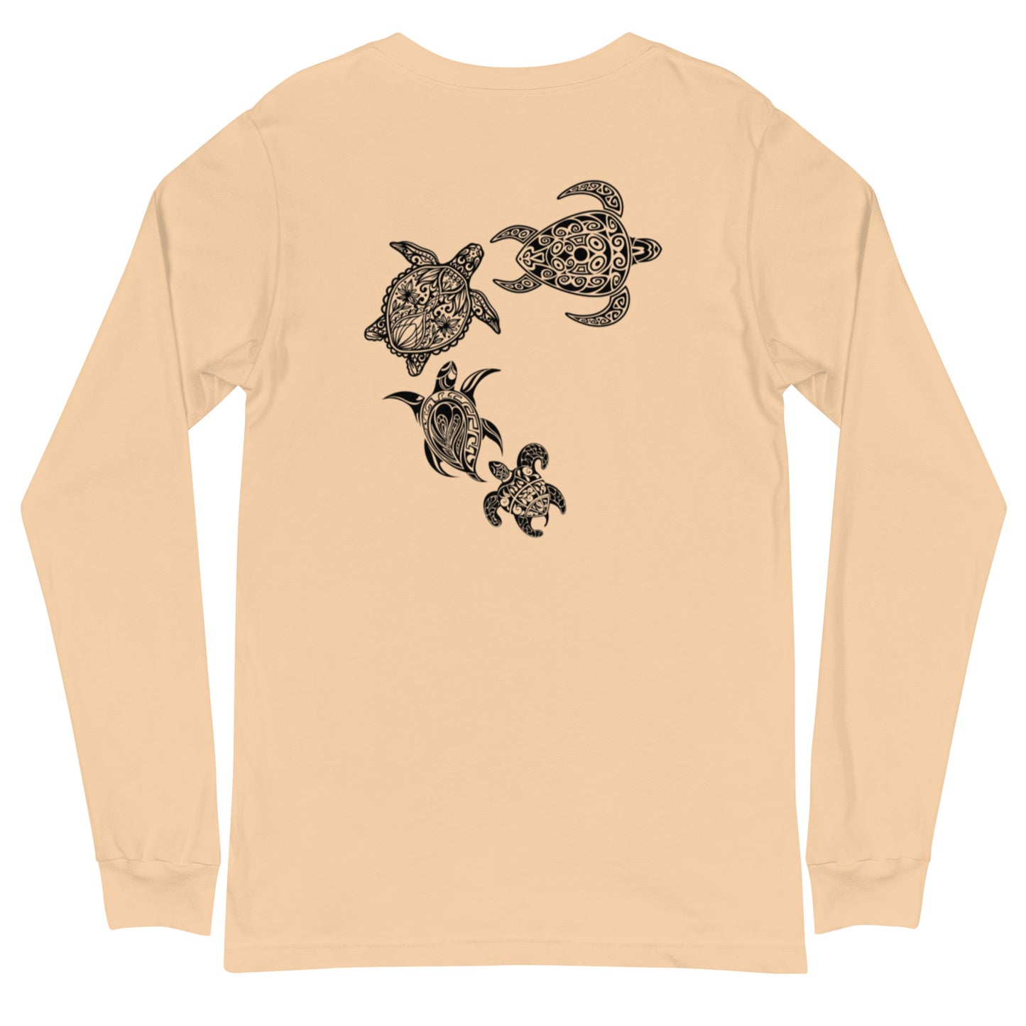 Tribal Turtle Unisex Long Sleeve Tee