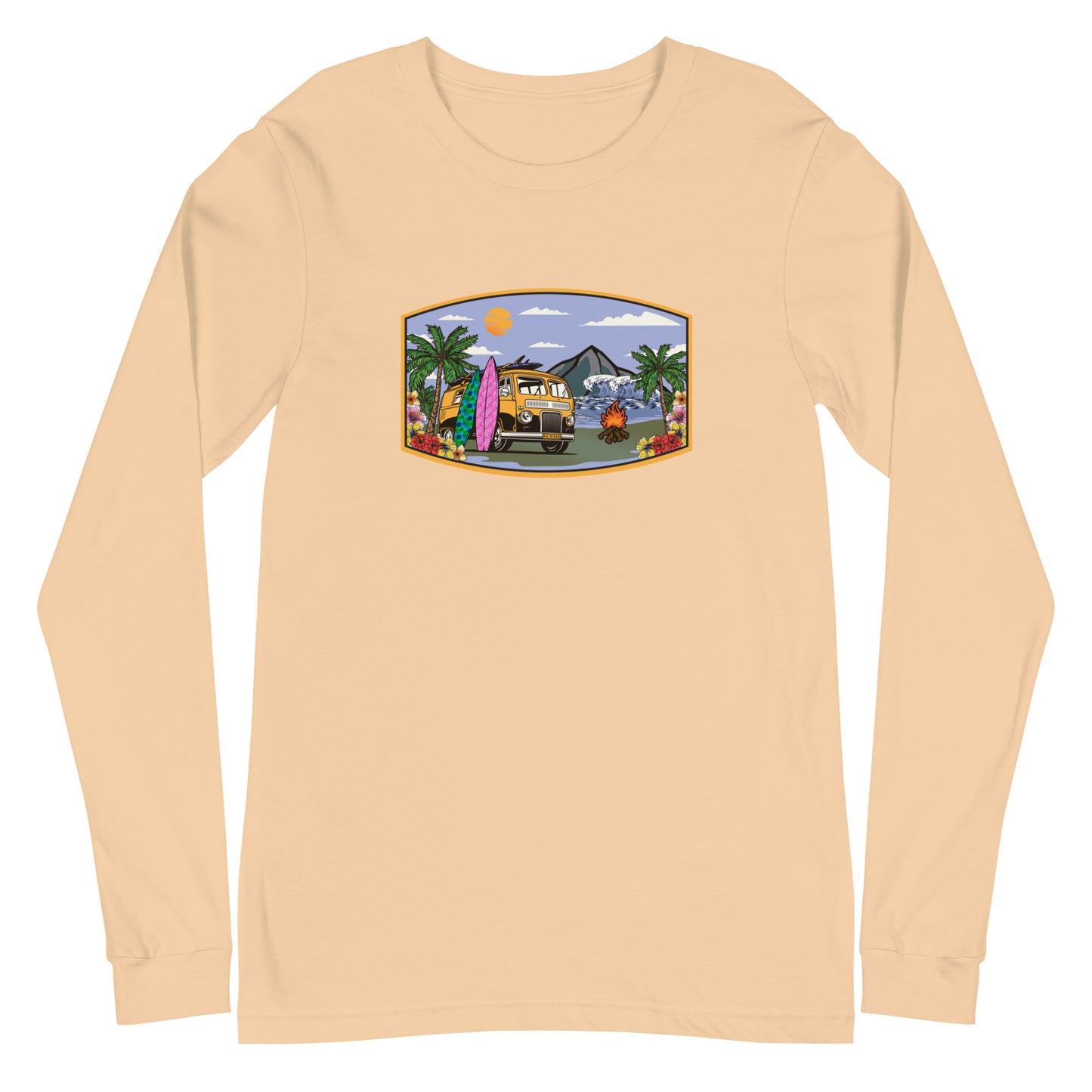 Beachin VW Unisex Long Sleeve Tee