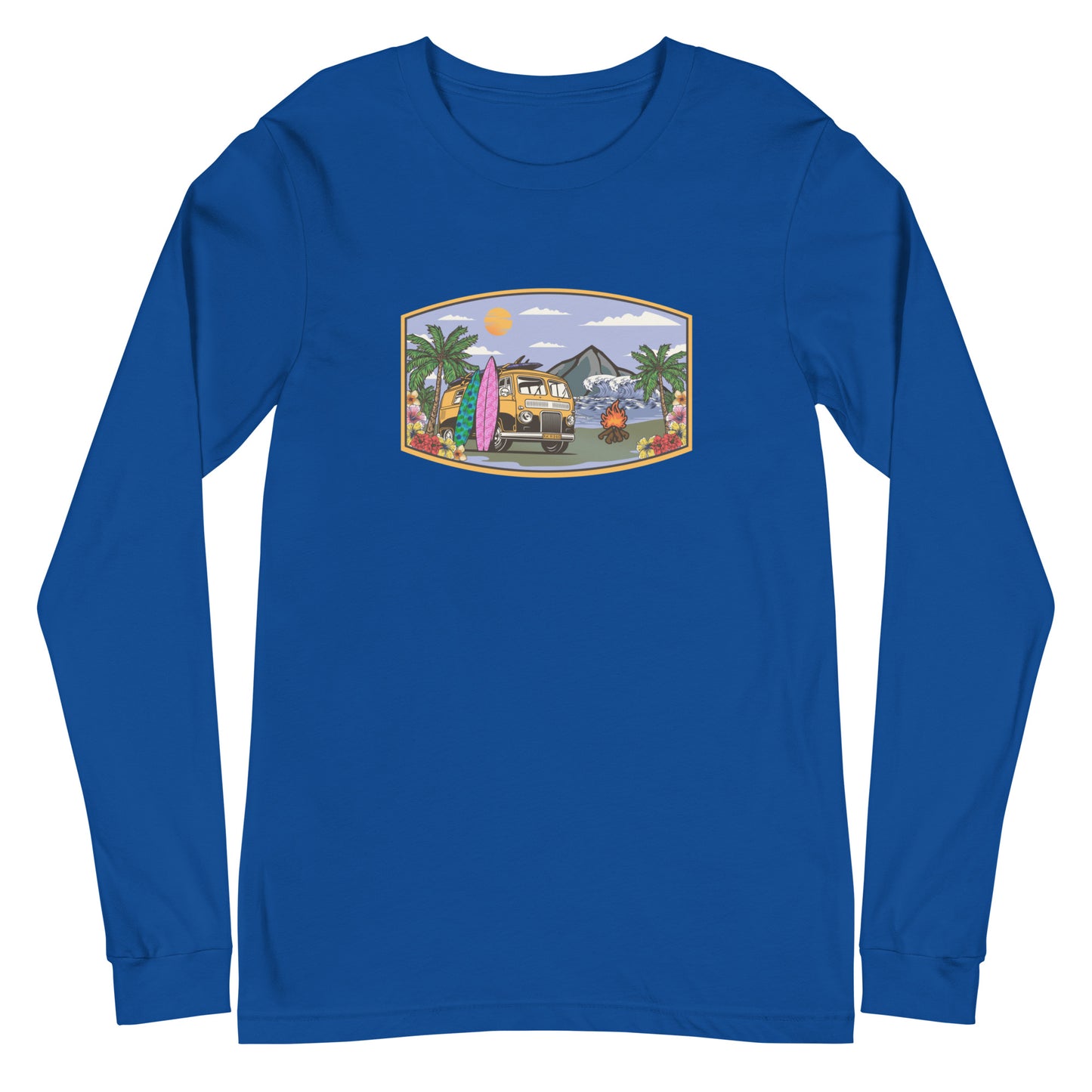 Beachin VW Unisex Long Sleeve Tee