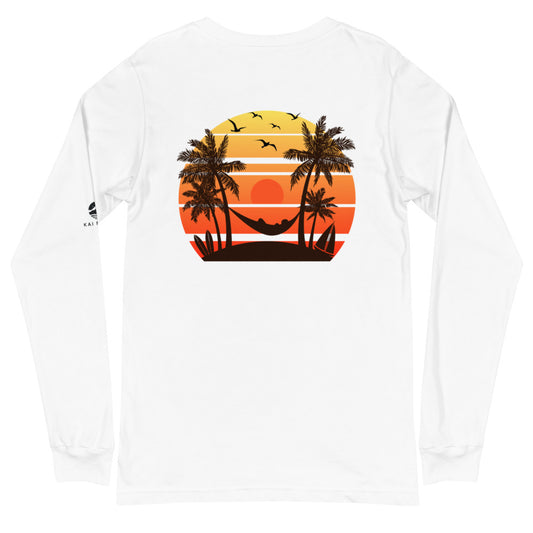 Island Sunset Unisex Long Sleeve Tee