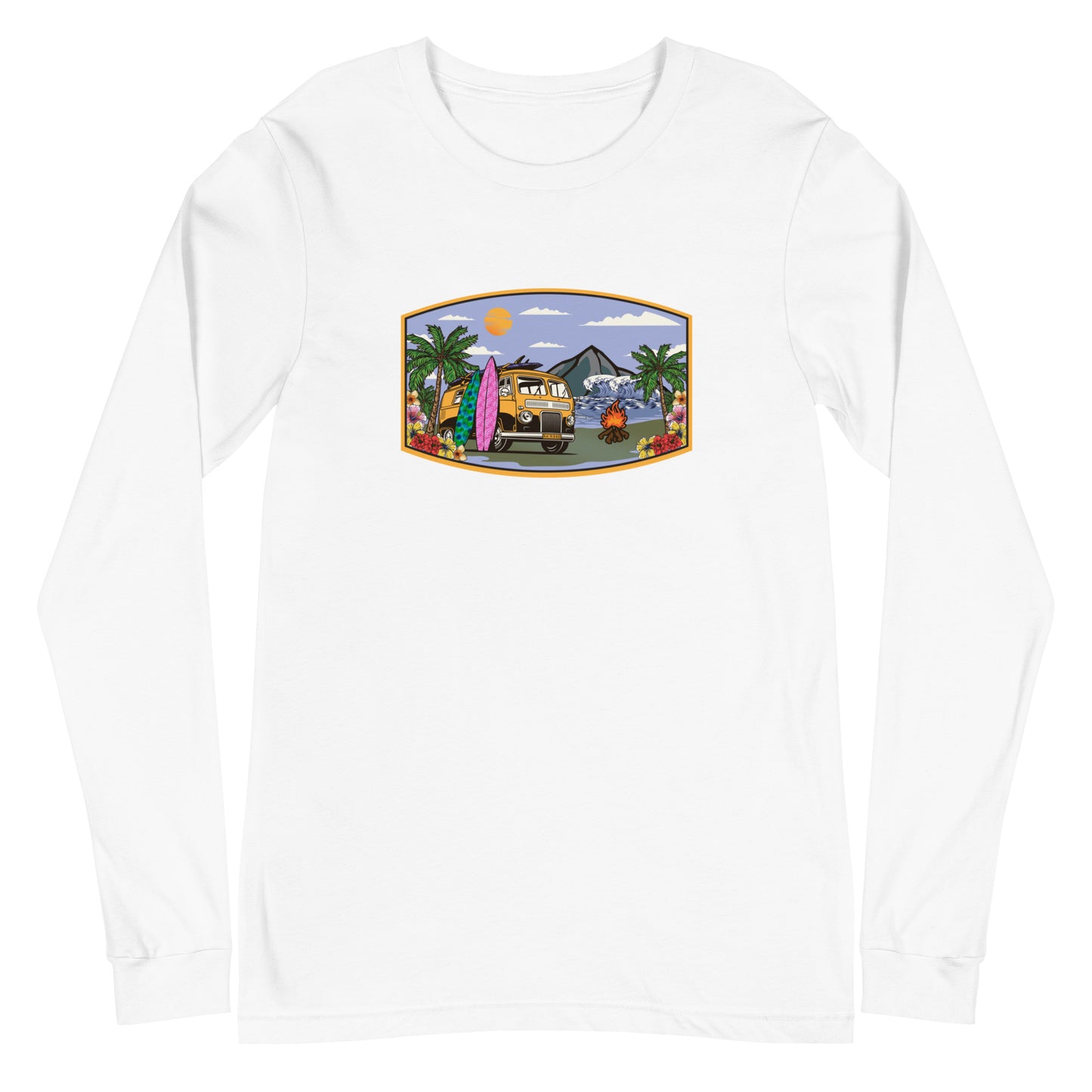 Beachin VW Unisex Long Sleeve Tee