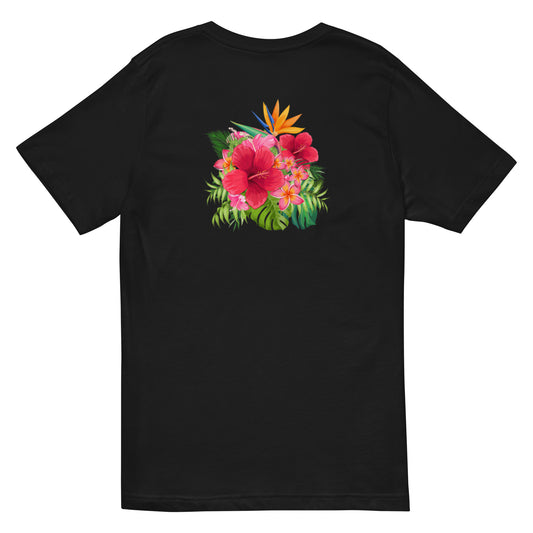 Hawaiian Beauties Unisex Short Sleeve V-Neck T-Shirt