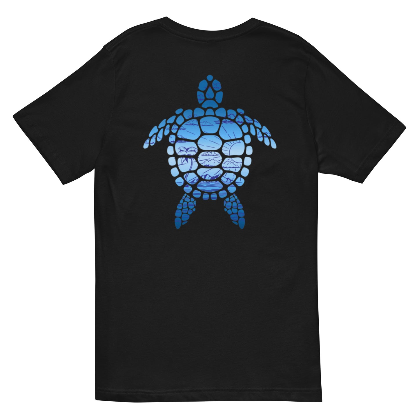 Sea Turtle Unisex Short Sleeve V-Neck T-Shirt