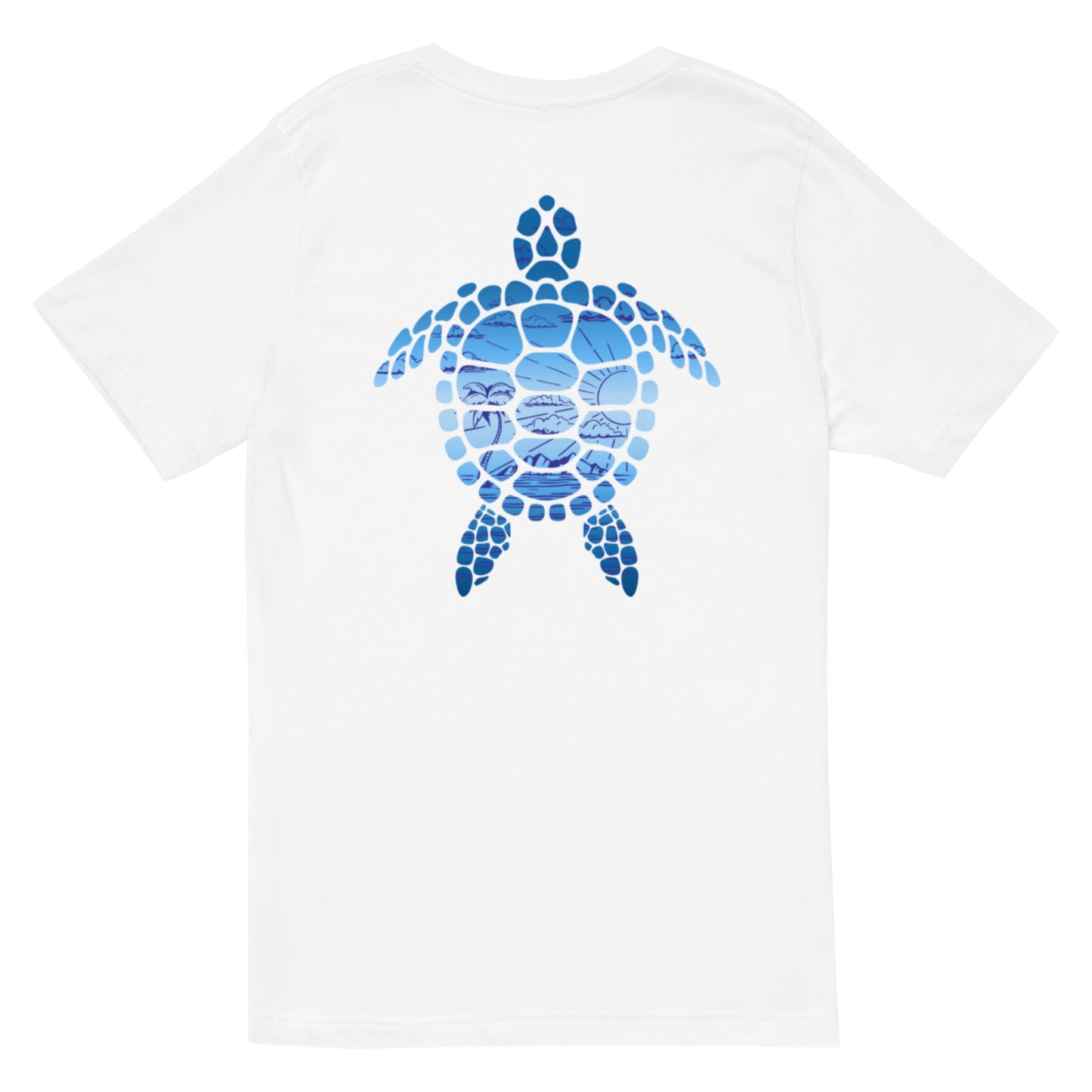 Sea Turtle Unisex Short Sleeve V-Neck T-Shirt