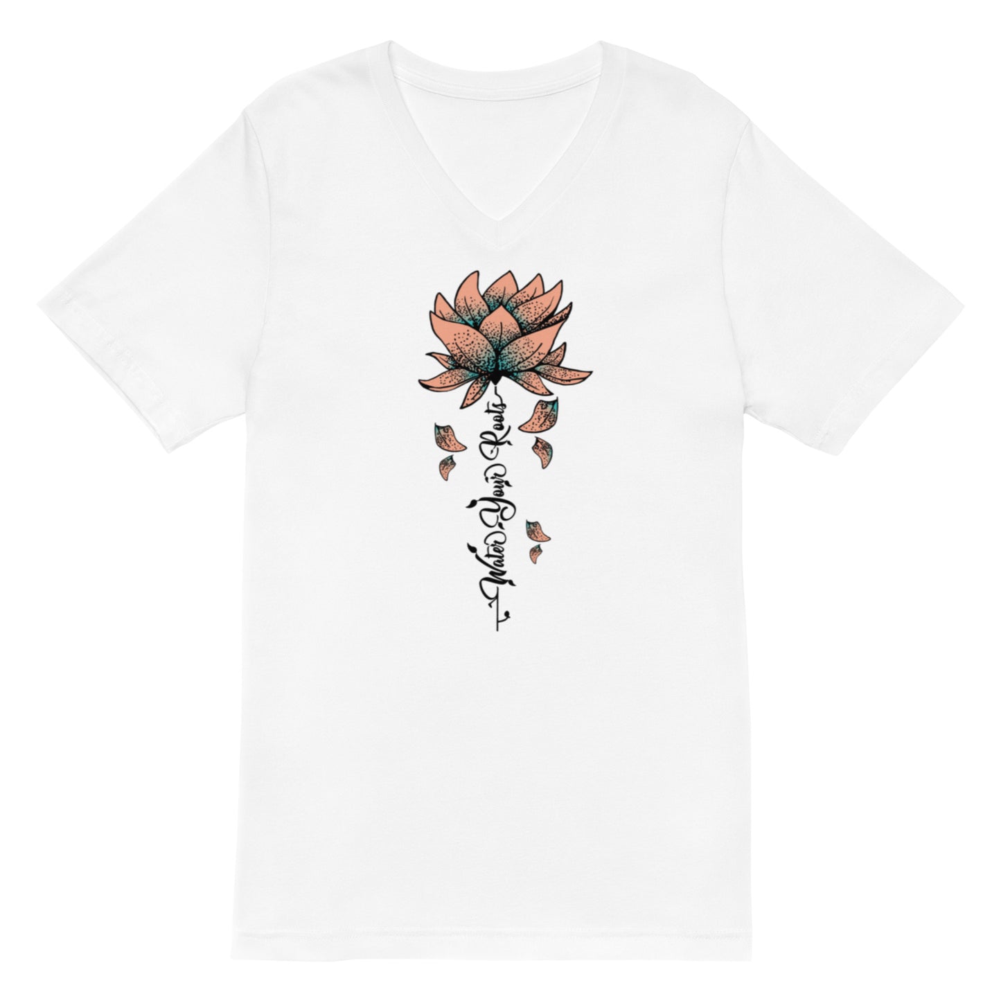 Rumer's Petals Unisex Short Sleeve V-Neck T-Shirt