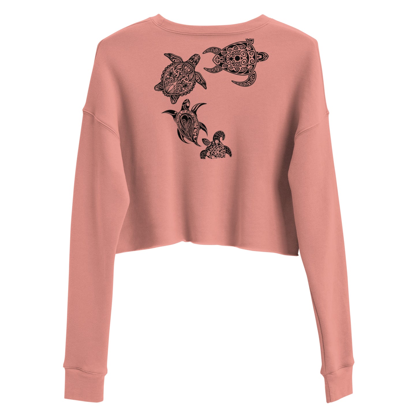 Tribal Turtle Crop Sweatshirt